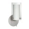 Besa Lighting Pahu 4 Mini Sconce, Clear/Opal, Satin Nickel Finish, 1x5W LED 1SW-C44007-LED-SN - alternate 1